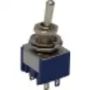 Thumbnail 1 de Interruptor 6-Pin 2-Pos Celeste ON-ON Toggle Perilla 250V 3AMP DPDT