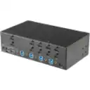 Thumbnail 7 de StarTech.com Switch Conmutador KVM de 4 Puertos HDMI - 4K de 30Hz - de Pantalla Doble - Conmutador KVM / audio / USB - 4 x KVM / audio / USB - montaje en rack