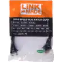 Thumbnail 0 de Cable de Red Linkmade 4 Unidades Cat6 LSZH Cable Patch inyectado 4x0,5mt NEGRO 