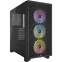 Thumbnail 0 de Gabinete Corsair 3000D RGB AirFlow ATX Panel lat. Vidrio 3*VentARGB USB3.2 Black