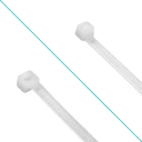 Thumbnail 0 de 100-un 200x4,8mm Blanca Amarra Plastica Nylon 4.8x200mm