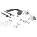 Thumbnail 4 de StarTech.com Soporte Vertical para Dos Monitores - Para Monitores VESA de hasta 27 Pulgadas - de Aluminio - de Altura Ajustable - Base para 2 monitores - plástico, aluminio - negro, plata - tamaño de pantalla: 13"-27" - soporte para escritorio