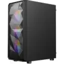 Thumbnail 1 de Gabinete Gamer Antec AX83 RGB ELITE MidTower 2*USB2.0 USB3.0 Vid temp 3FAN Negro