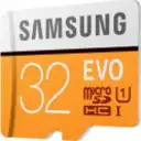 Thumbnail 0 de Samsung EVO microSDHC 32 GB UHS-I (Class 10 / Speed Class 1) (MB-MP32GA/AM)