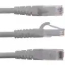 Thumbnail 1 de LINKMADE Cruzado 3mt Cat6 Gris U/UTP Cable Patch CrossOver 568A/568B