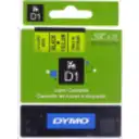 Thumbnail 1 de DYMO 12mm Negro en Fondo Amarillo Cinta 7mt D1-Label Cassette