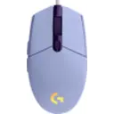 Thumbnail 2 de Logitech mouse G203 lightsync RGB USB lila 6 botones
