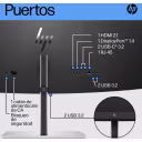 Thumbnail 8 de Monitor Curvo HP E45C G5 45" VA DQHD 5120*1440 DP HDMI USB-C LAN 3 ms GtG