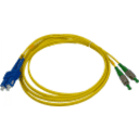 Thumbnail 2 de 2mt SC/UPC-FC/APC MonoModo SM Duplex Jumper Cable Fibra 9/125um 3mm