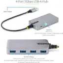 Thumbnail 3 de 4-Port USB Hub 5Gbps Bus Powered