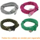 Thumbnail 2 de Cable USB Lightning 3mt A-Macho 300cm Colores Lighting