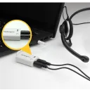 Thumbnail 4 de Adaptador de Audio StarTech Mini Jack 4 pin Macho a 2x 3 pin Hembra Jack/Mic