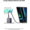 Thumbnail 9 de Cargador Rapido Ugreen Nexode Pro 65W 3 puertos 2x USB-C 1x USB-A + Cable USB-C