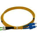 Thumbnail 0 de 2mt SC/UPC-ST/APC MonoModo SM Duplex Jumper Cable Fibra 3.0mm 9/125um