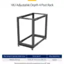 Thumbnail 1 de Rack - 18U Open Frame - 22-40 in. Depth
