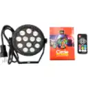 Thumbnail 5 de MLAB LUZ FIESTA CIRCLE 12 LED PAR STROBE LIGHT MIC MUSIC RGB 3 EN 1