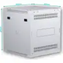 Thumbnail 5 de UBIQUITI Blanco 12U 60cm-Fondo Microperforada Gabinete Rack Pared Muro