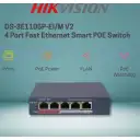 Thumbnail 3 de Switch 4 Puertos Hikvision No Amd. POE+ 10/100 Mbps 45W 300mt Smart