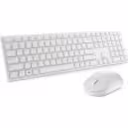 Thumbnail 1 de Kit Teclado Mouse Dell KM5221W Conectividad Inalámbrica USB Color Blanco Español