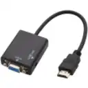 Thumbnail 1 de Adaptador Conversor de Video HDMI Macho a VGA Hembra Audio3.5mm 1080p - Ulink