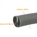 Thumbnail 1 de 75mm Rollo-20mts Conduit Flexible Metalico Cubierto-PVC PCFC
