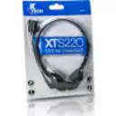 Thumbnail 1 de Audífonos Alámbricos X-Tech XTS-220  3.5mm con Micrófono Color Negro