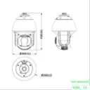 Thumbnail 1 de Camara PTZ 4MP Darkfighter 42x Hikvision IR 400mt IP67 WDR Wiper Nema 4x