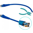 Thumbnail 3 de Cable Patch Inyectado Multifilar Plug RJ-45 Cat 6 Chaqueta LSZH 30 cm*4 unidades