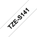 Thumbnail 0 de TZE-S141 18MM BLACK ON CLEAR