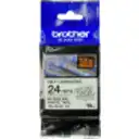 Thumbnail 1 de BROTHER 24mm Negro en Fondo Blanco Cinta 8mt Auto Laminada p/PT-E56