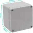 Thumbnail 3 de TIBOX 125x125x100mm Tapa-Gris Caja Gris Plastica IP66 RoHS
