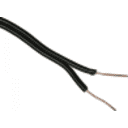 Thumbnail 1 de 2x18AWG CCA 100mt Unifilar Negro Paralelo Cable Acometida 2x0,81mm2