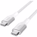 Thumbnail 1 de Cable USB-C a USB-C 240W de 2.0 Mt trenzado Belkin blanco