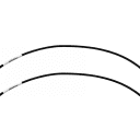 Thumbnail 1 de 50cm RPSMA-Macho RPSMA-M SM141 2-Cables Coaxiales Negros Rigidos 0,5mt