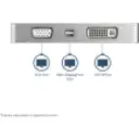 Thumbnail 2 de Adaptador de Video StarTech 4en1 USB-C a VGA DVI HDMI MiniDisplayPort 30Hz Plata