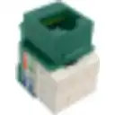Thumbnail 3 de LINKMADE Verde Cat5E U/UTP Punchable Keystone Conector Hembra RJ45