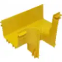Thumbnail 2 de 120x100mm Derivacion Vertical Tee Amarilla PC+ABS LSZH Macho