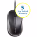 Thumbnail 3 de Mouse Alámbrico Kesington For Life Óptico 1000dpi 3 Botones USB Negro  