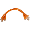 Thumbnail 0 de Pack de 4 unidades Cable de Red Linkmade 30 cm Categoria 6 Naranjo Patch inyect.