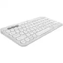 Thumbnail 1 de Teclado Inalámbrico Logitech Pebble Keys 2 K380S, Bluetooth Dongle USB Esp Blanc