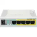 Thumbnail 0 de Switch MikroTik RB260GSP, 4*Gigabit PoE-out, 1*SFP, SwOS