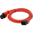 Thumbnail 0 de Cable Poder C13/C14 M/H 7A 3x0.82mm2 180cm 1.8Mt Color ROJO