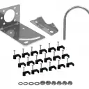 Thumbnail 2 de 2x7/9dBi 2-SMA-M/5mt 698-960 1710-2700MHz Pol-X Antena Panel 26x17x6cm