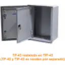 Thumbnail 2 de TIBOX 365x245mm Contrapuerta Metalic p/Tablero Gabinete 400x300 TIP-43