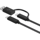 Thumbnail 1 de Cable Adaptador USB XTech XTC-532, 2en1 USB-C a USB-C con Dongle USB-A2.0 1.82m
