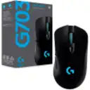 Thumbnail 0 de Mouse Gamer Inalámbrico Logitech G703 lightspeed Ópt 16000DPI 6 Botons USB Negro