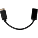 Thumbnail 0 de 4K HDMI-H a DisplayPort-M Negro Cable-15cm Adaptador Video