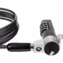 Thumbnail 1 de Cable de Seguridad KlipX KSD-360 Slot Estandar T-bar Tipo K Long 2 mts CON CLAVE