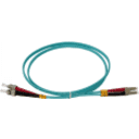 Thumbnail 2 de 1mt LC-ST OM3 Multimodo MM Duplex Jumper Fibra 3.0mm 50/125um
