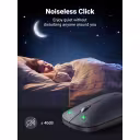 Thumbnail 2 de Mouse Inalámbrico Ugreen MU001 Óptico 4000dpi Bluetooth Ultra delgado Gris Oscur